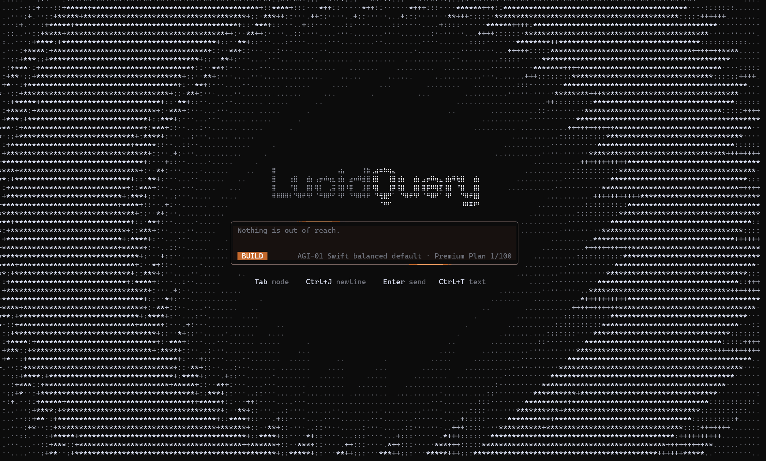 LucidCode reading, planning, and editing code in the terminal